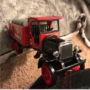 Red and Black Vintage Toy Truck